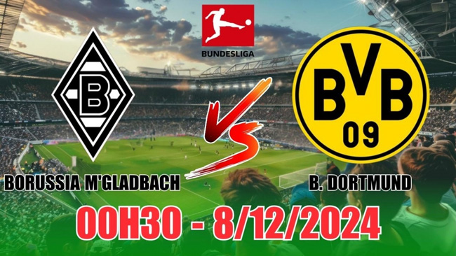 Dự đoán và phân tích Monchenladbach VS Borussia Dortmund-Bundesliga 08/12, 00:30